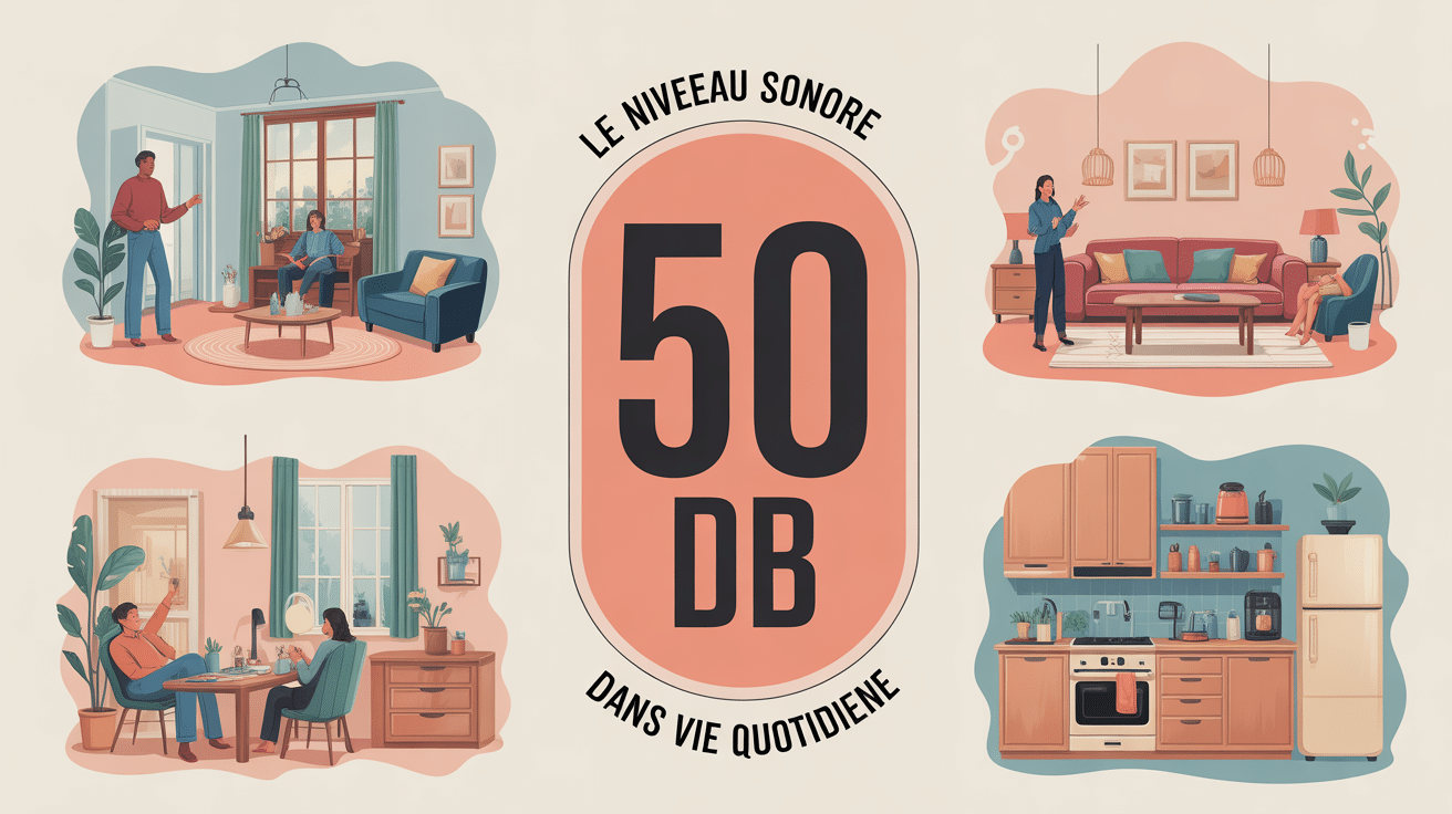 illustration 50db ambiance calme maison