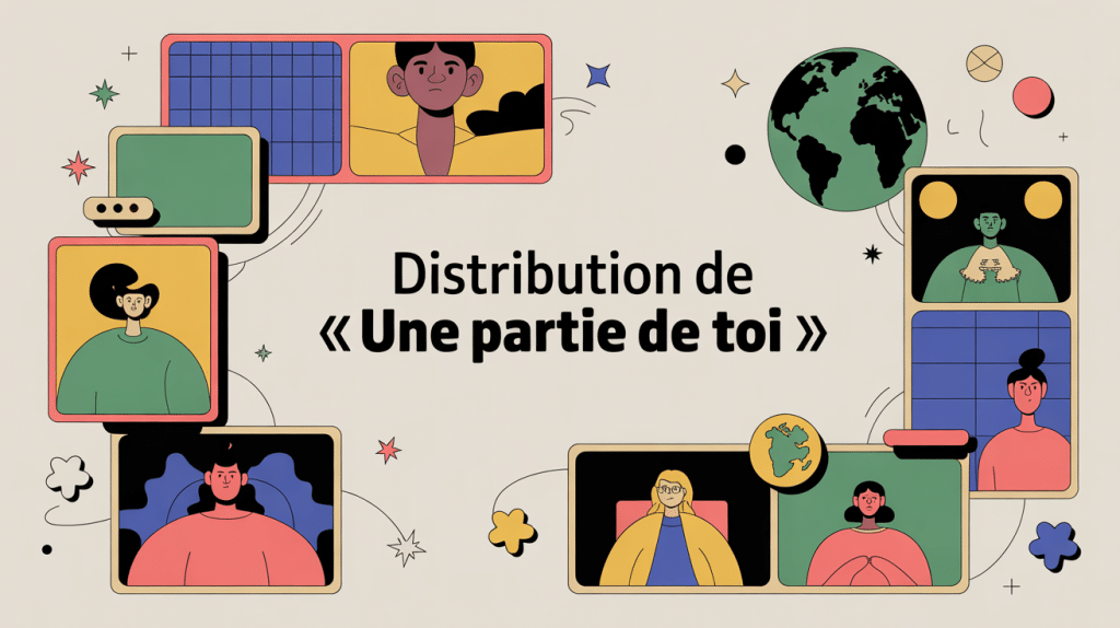 distribution de une partie de toi streaming global série