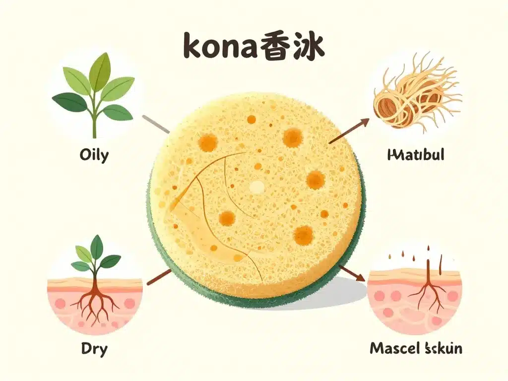 éponge konjac avis dermatologue fonctionnement types peau