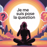 je me suis posée la question illustration introspection personnelle