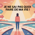 je ne sais pas quoi faire de ma vie illustration conceptuelle choix