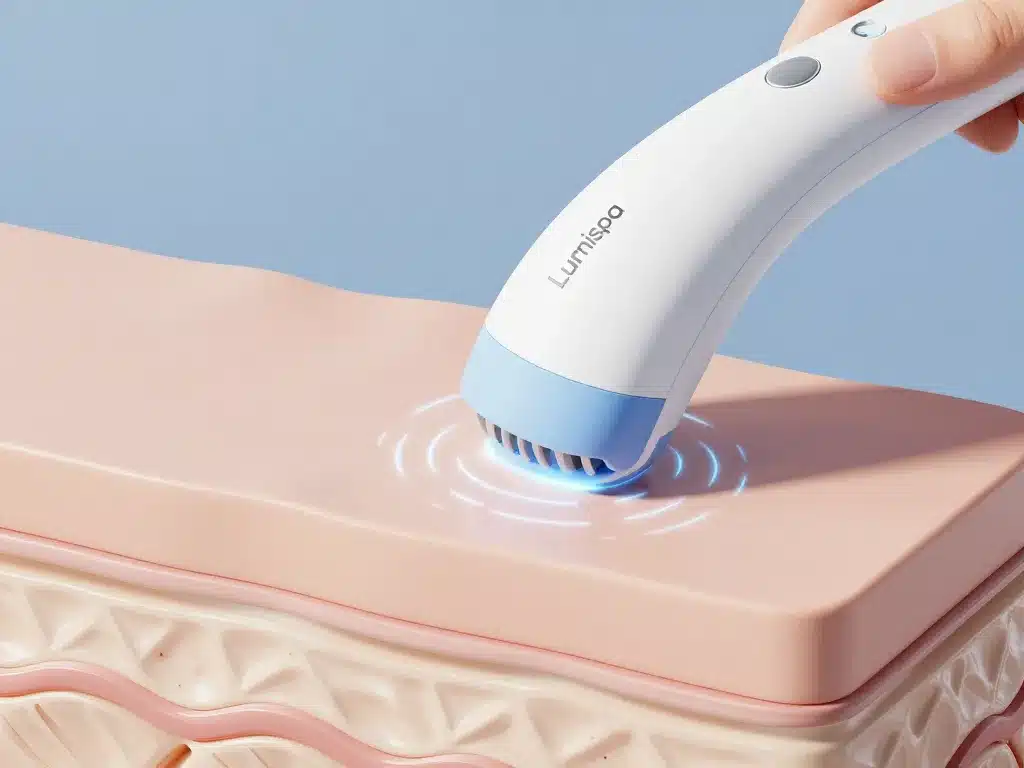 lumispa action nettoyage peau