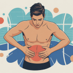 Illustration de douleur mal aux abdos apres sport