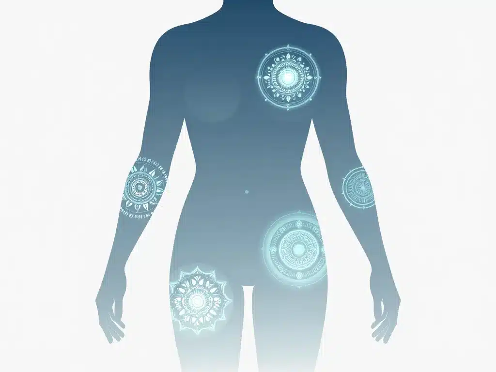 zones corps pour mandala tatouage schéma explicatif