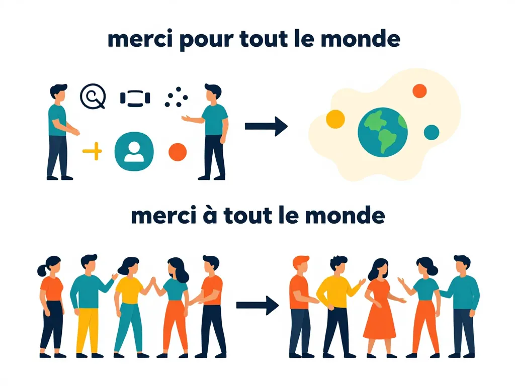 diagramme sens merci pour tout le monde exemples corrects