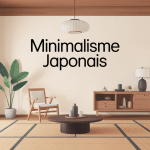 minimaliste japonais intérieur chaleureux tatamis bois