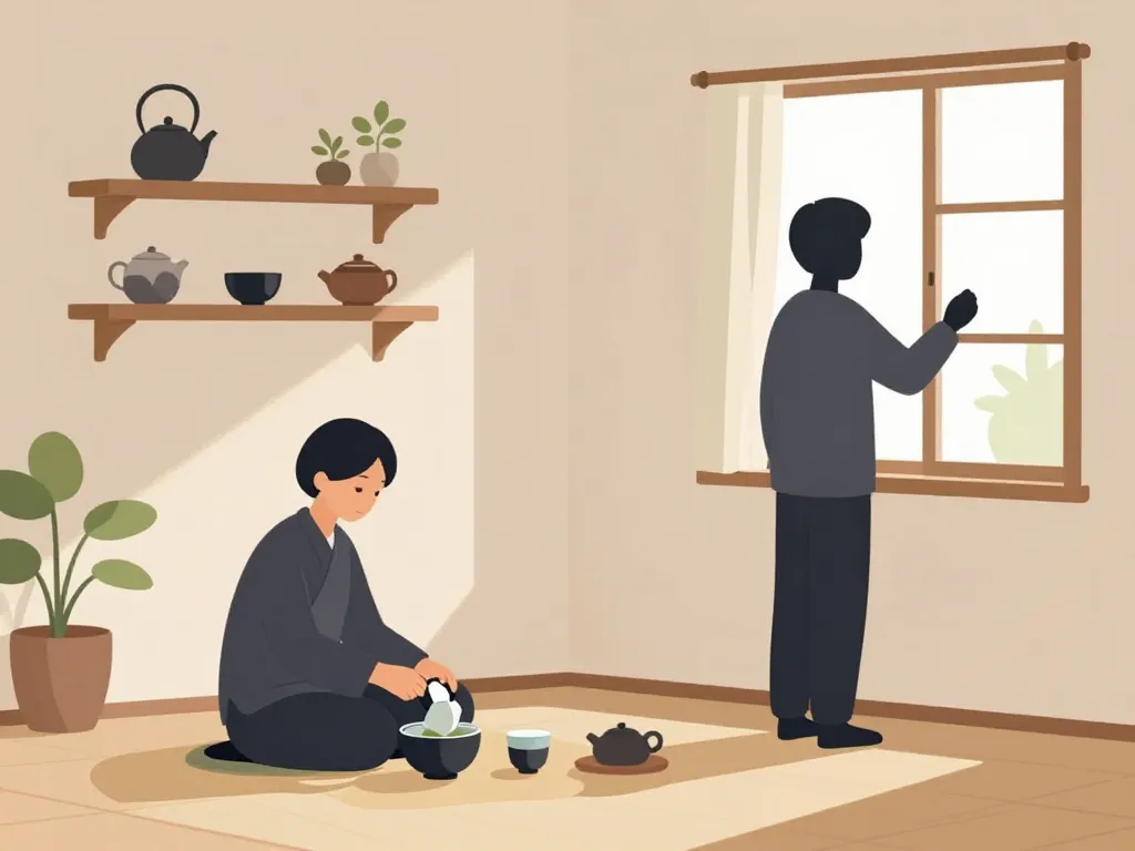 minimaliste japonais gestes quotidiens maison zen