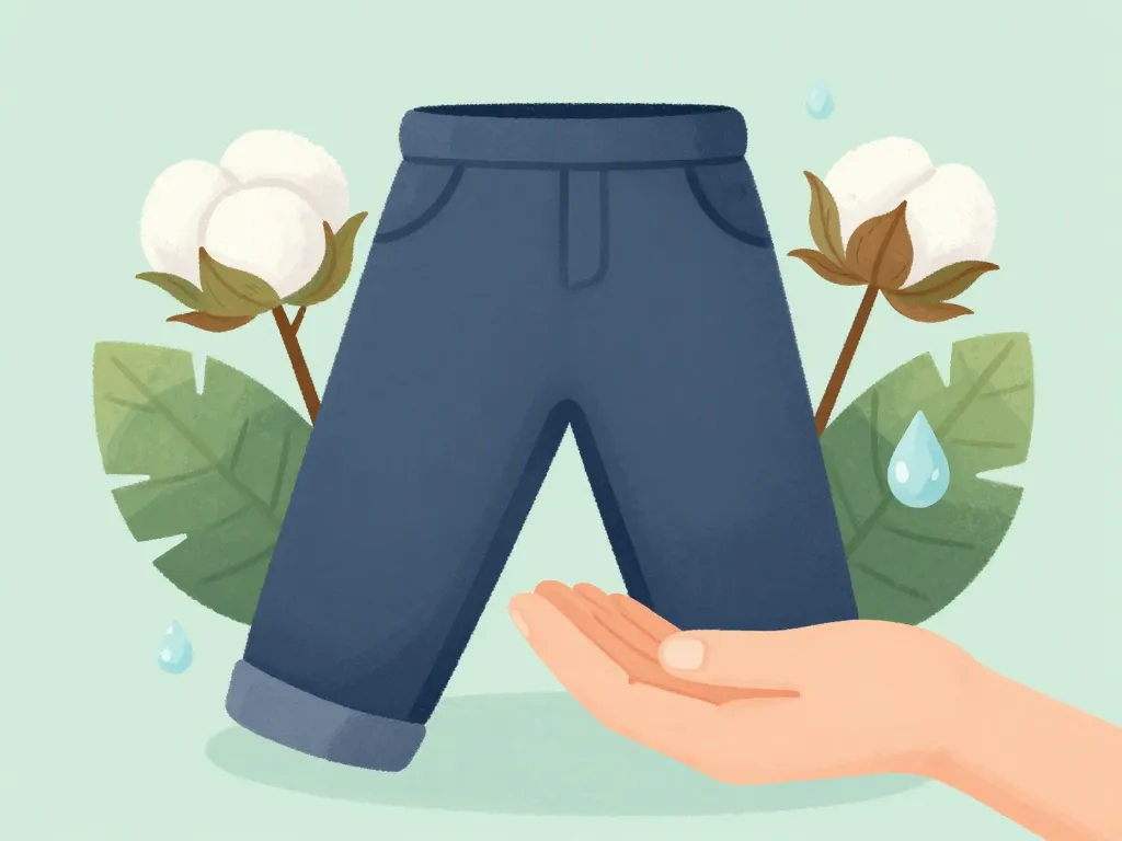 illustration pantalon japonais entretien et matières