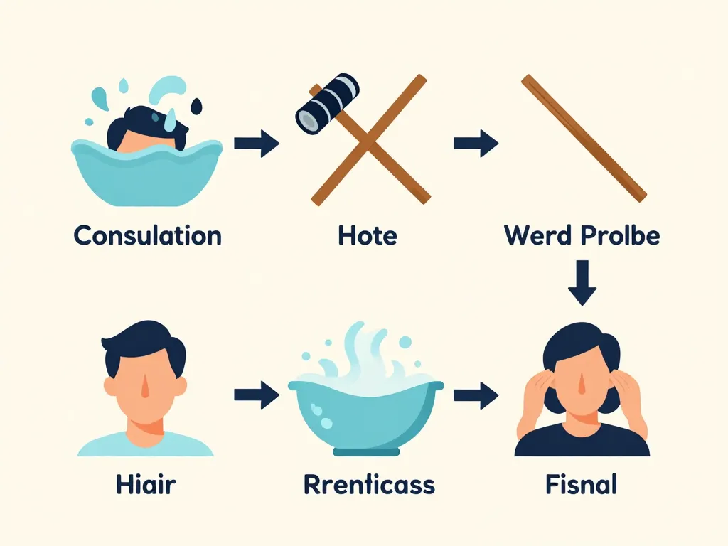 diagramme étapes perm homme salon et tarif
