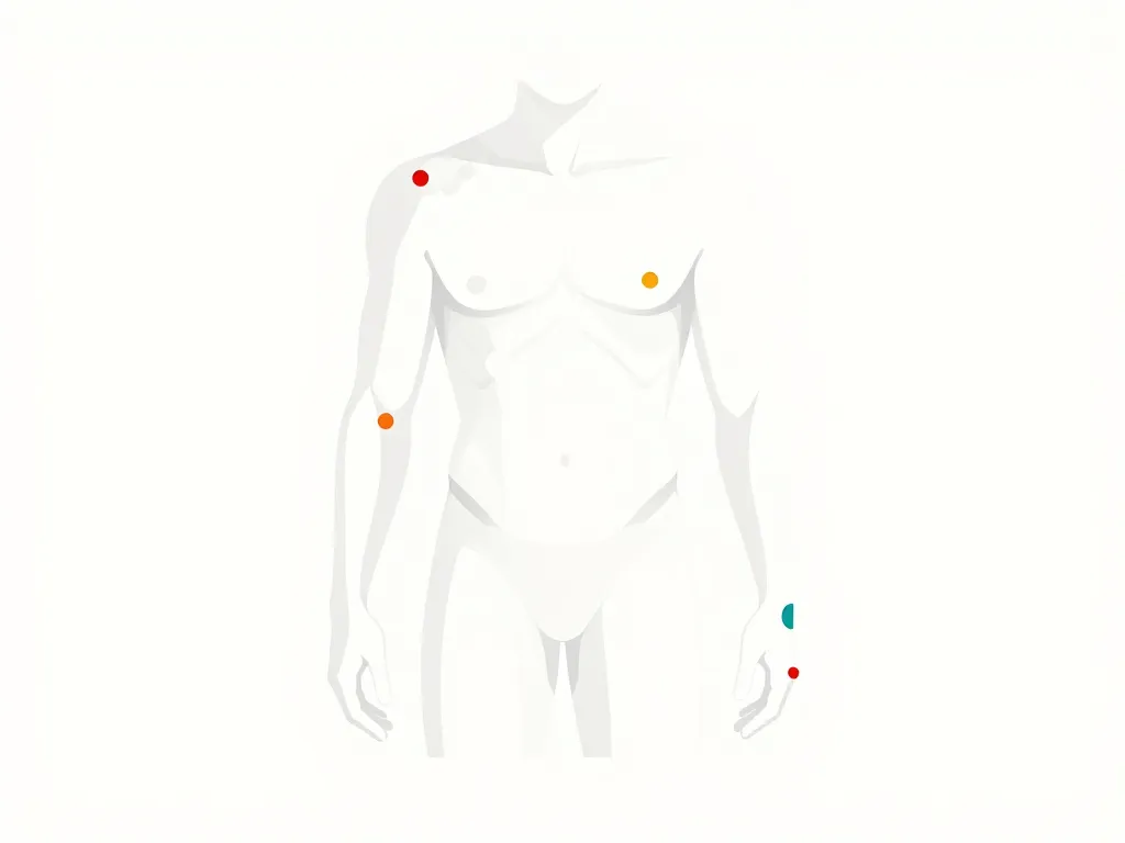 zones corps pour petits tatouages homme discret et visible