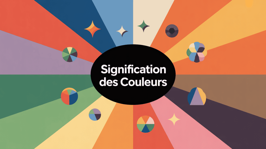 illustration spectre signification des couleurs