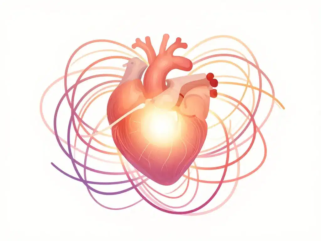 tu es la au coeur de nos vie coeur abstrait symbolique