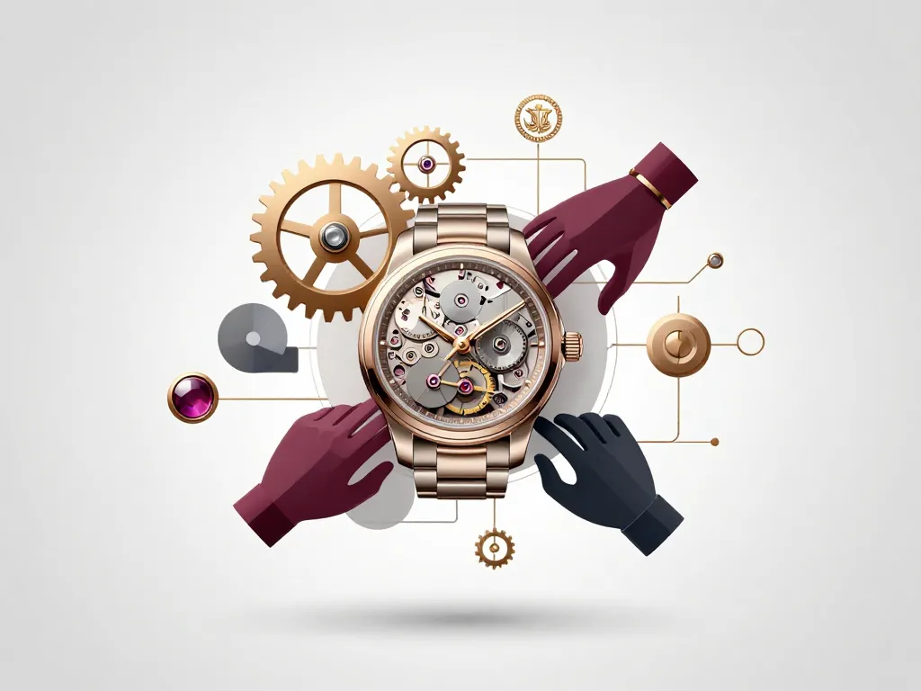 diagramme valeur marque de montre les plus cher éléments clés