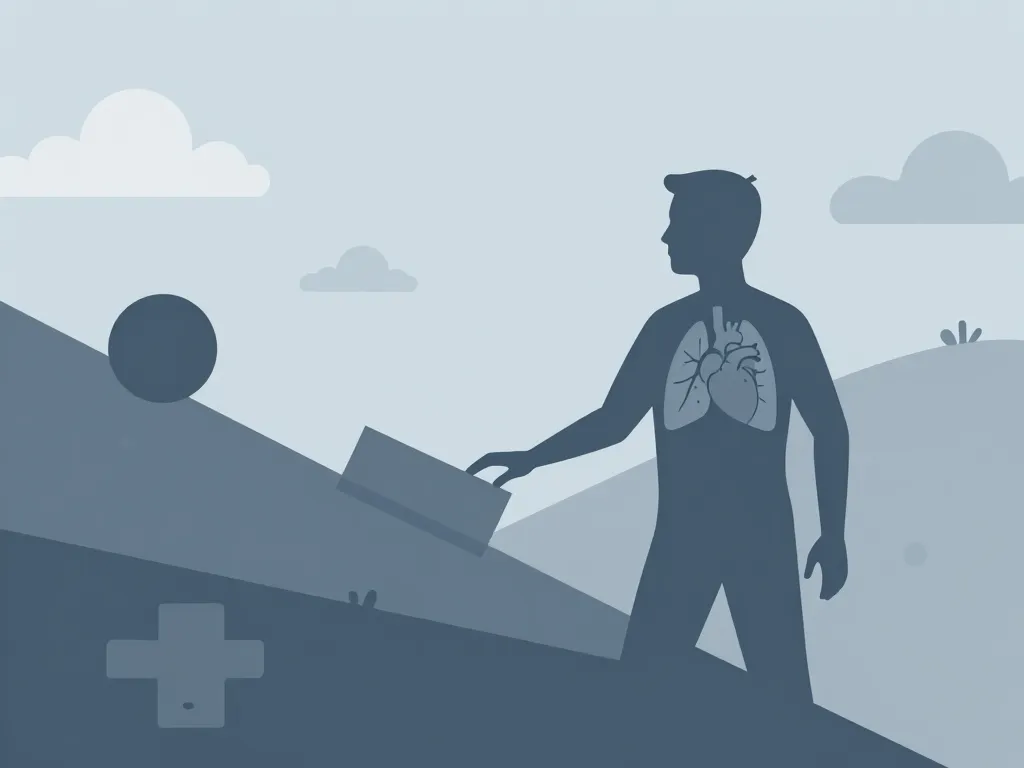 vo2 max faible danger silhouette coeur poumons