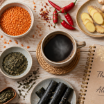 aliments qui boostent le métabolisme en vue flat-lay