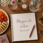 maigrir vite et bien carnet repas sain haltères