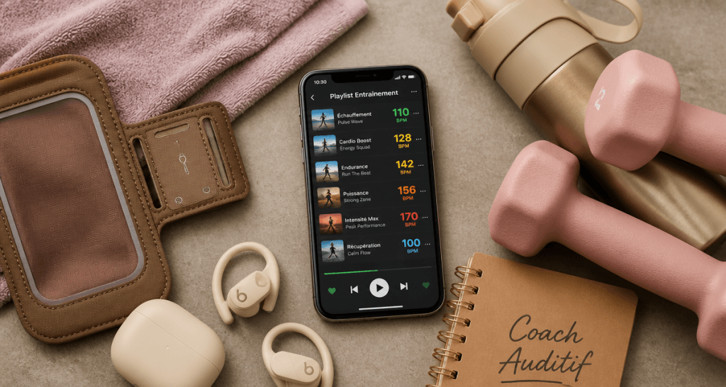 musique de salle de sport smartphone bpm