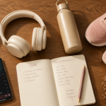 musique fitness casque audio smartphone gourde baskets