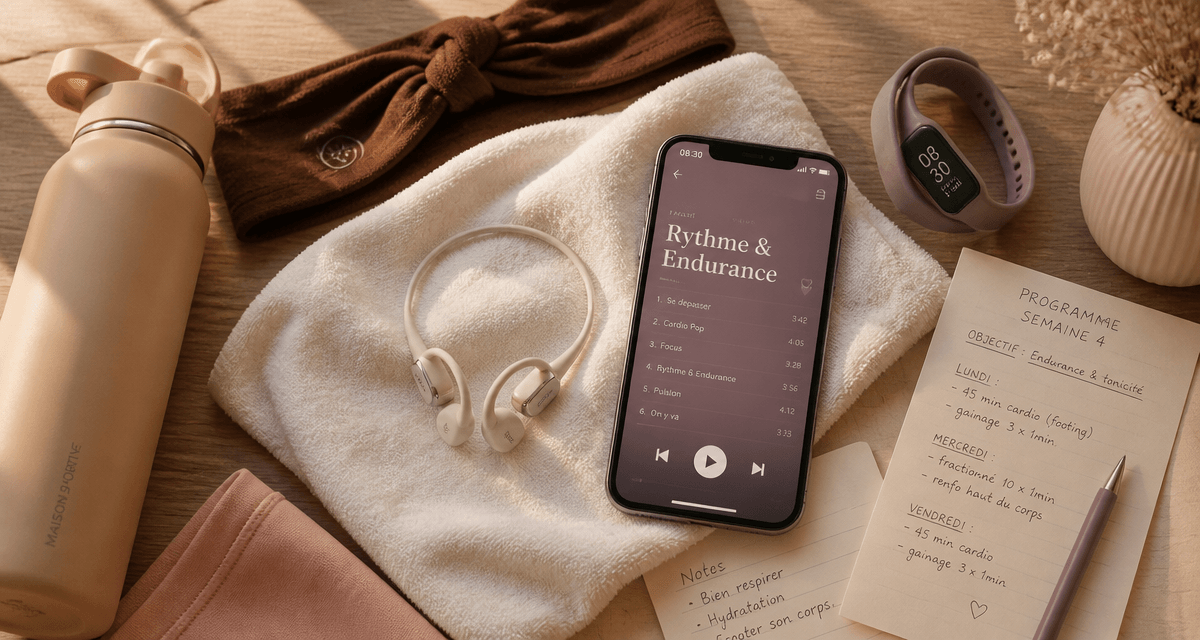 musique sport motivation écouteurs smartphone entraînement