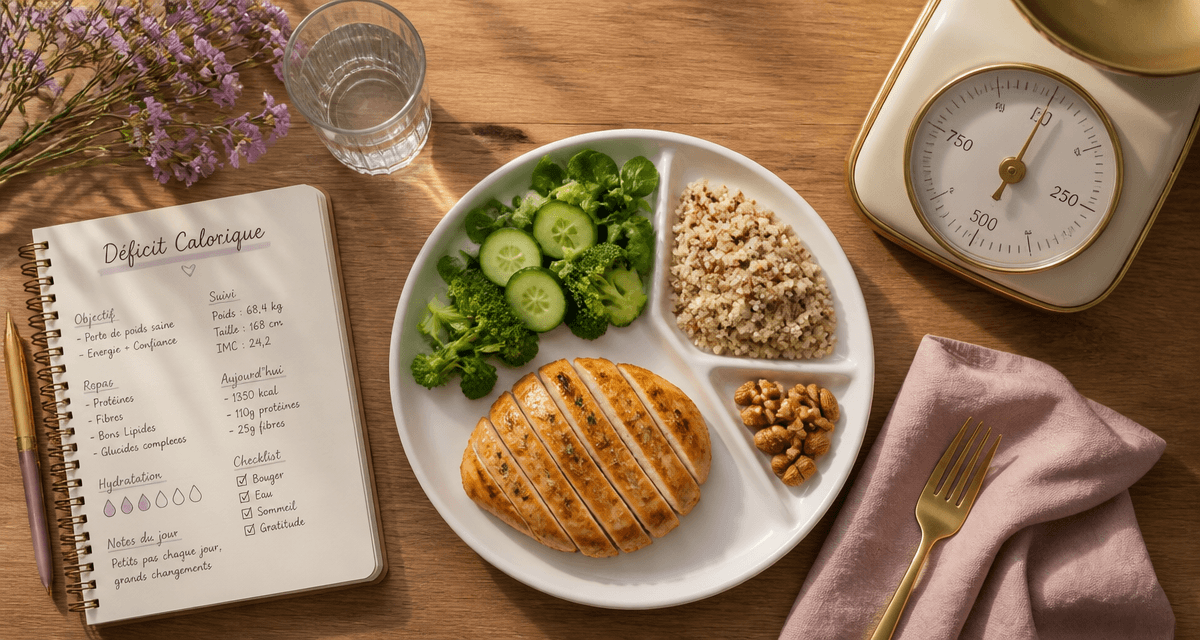 nutrition perdre du poids assiette équilibrée