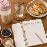 prise de masse musculaire aliments variés sur table