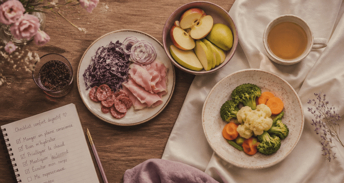 probleme de digestion aliments a eviter crudites charcuterie soda
