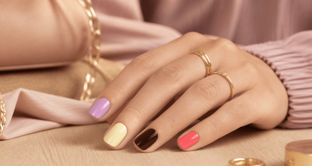 Tendance vernis à ongles main élégante