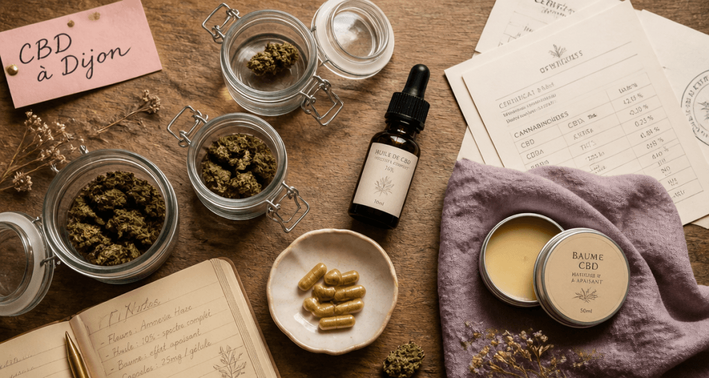 produits cbd dijon fleurs huile