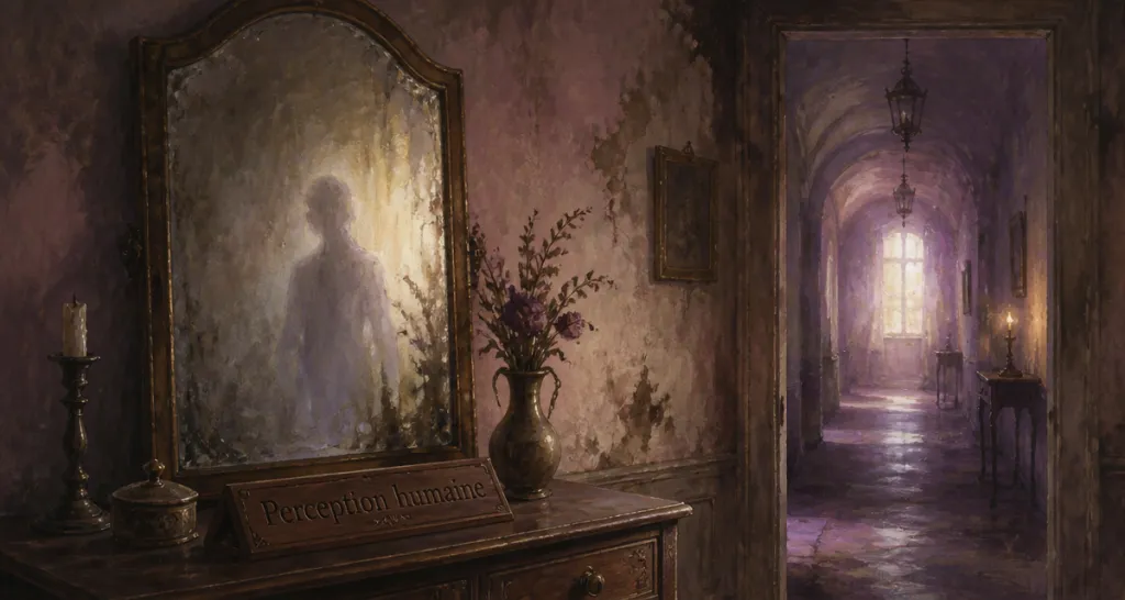 est ce que les fantômes existent silhouette miroir ancien