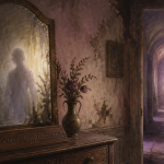 est ce que les fantômes existent silhouette miroir ancien