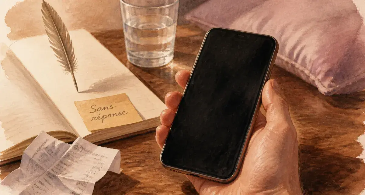Il ne repond pas a mon message : téléphone silencieux, dignité préservée