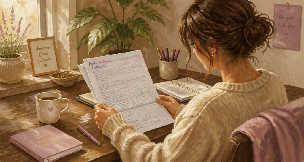 maladie de hashimoto et arret de travail document bureau
