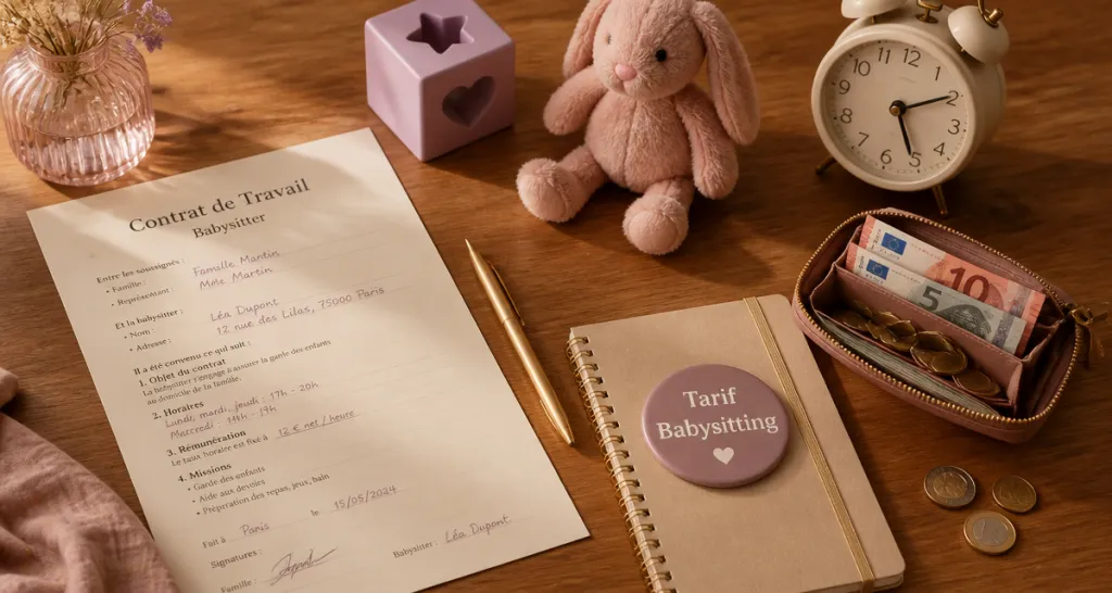 prix horaire babysitting table accessoires