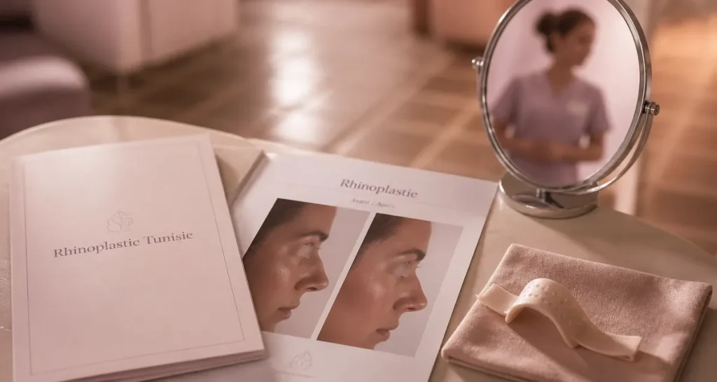 Rhinoplastie tunisie : dossier patient avec photos avant après en clinique