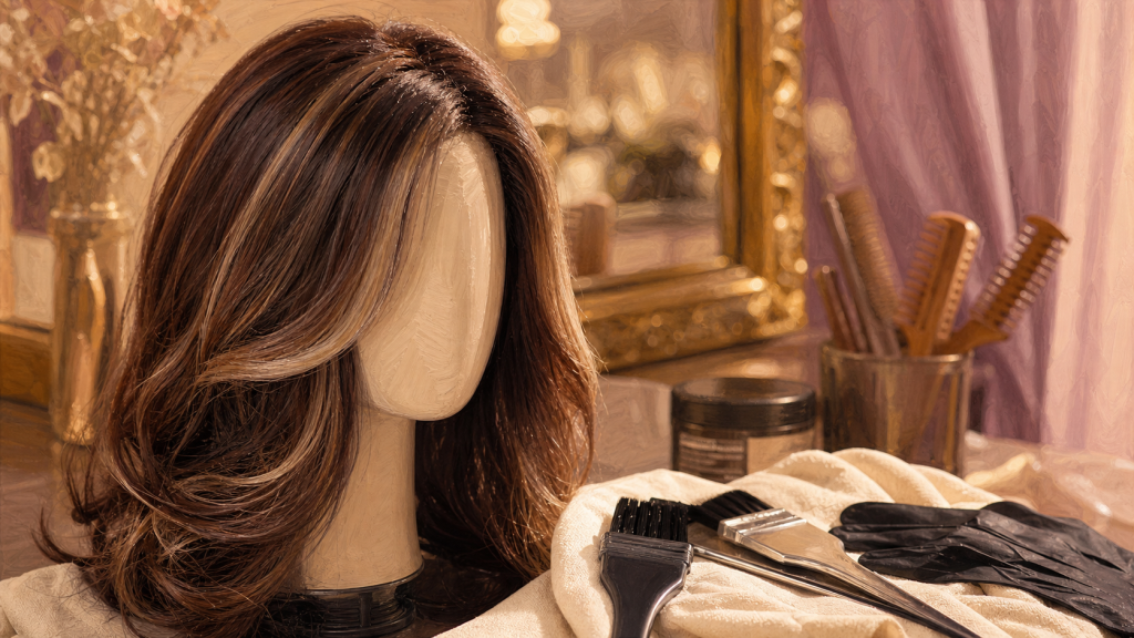 C est quoi un balayage : mèches balayées, rendu naturel châtain
