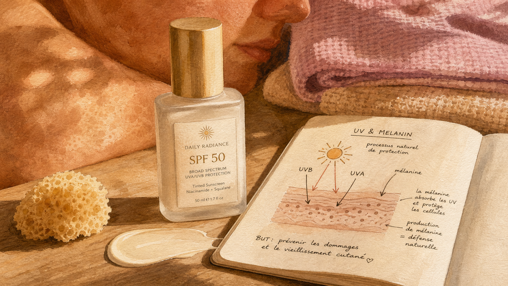 Comment bronzer vite : crème solaire SPF 50 et protection peau