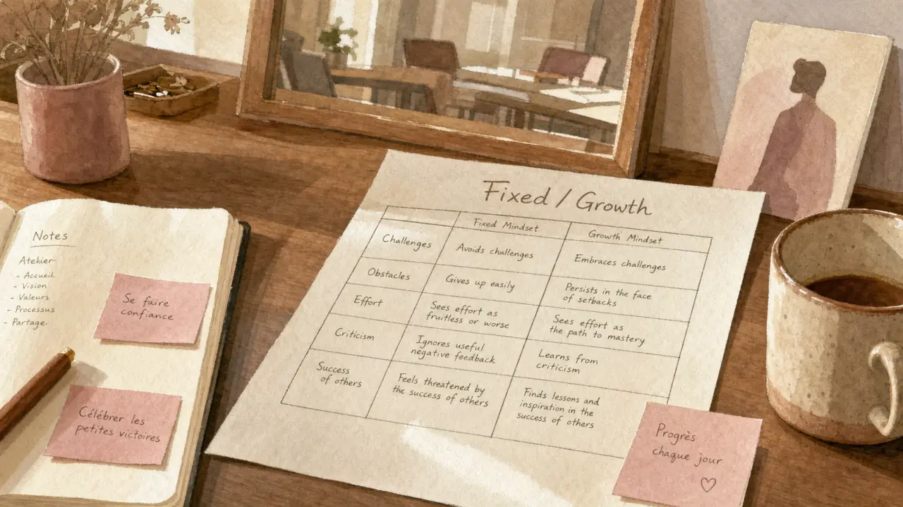 Fixed mindset vs growth mindset : mindsets et échec