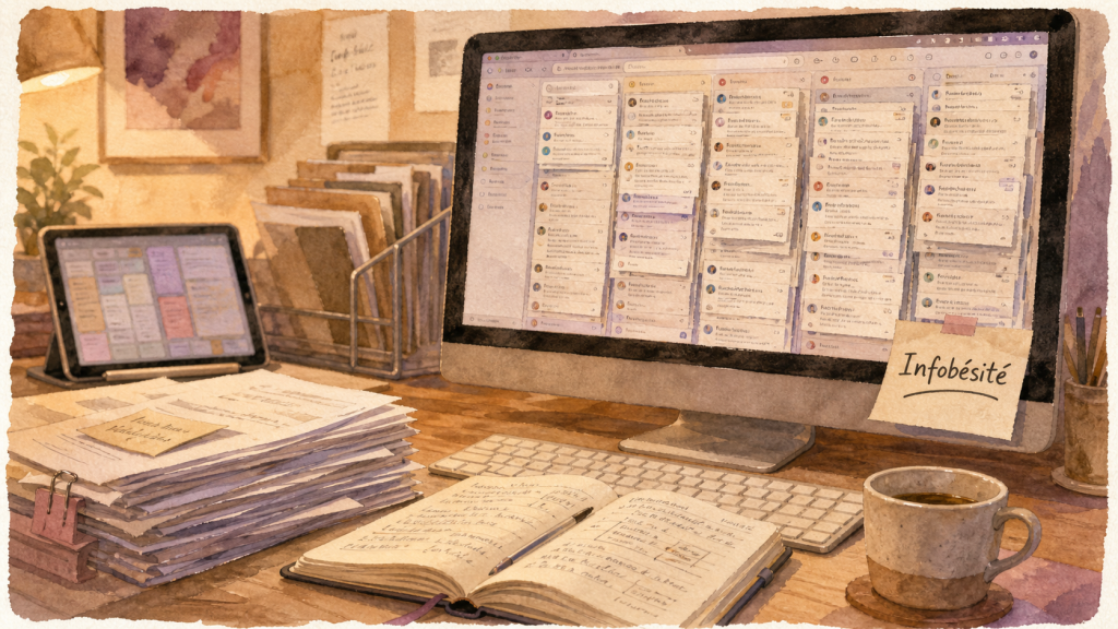 Infobésité def : emails qui débordent, trier l’essentiel et réduire la surcharge numérique
