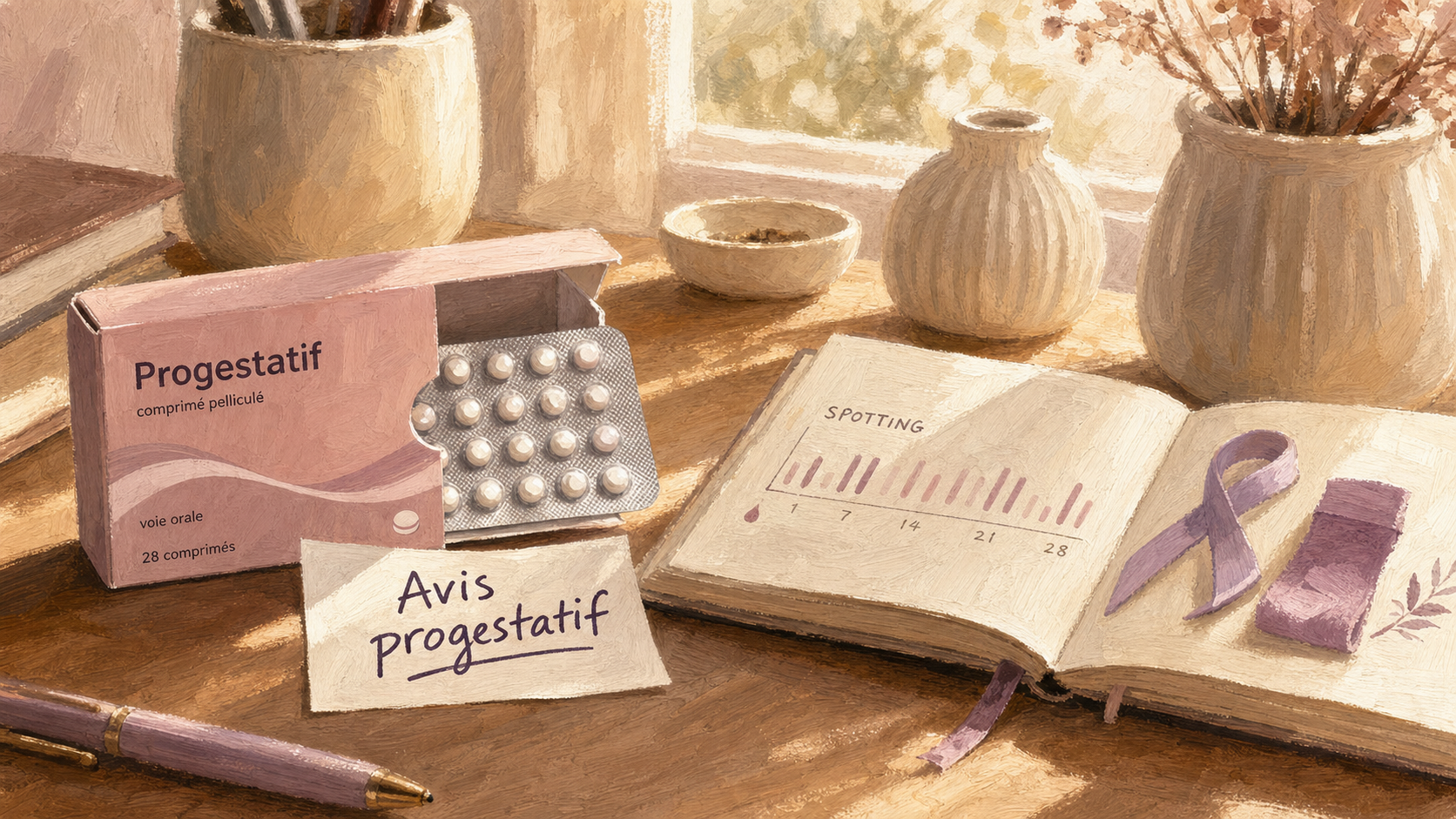 Pilule progestative avis : spotting, règles absentes