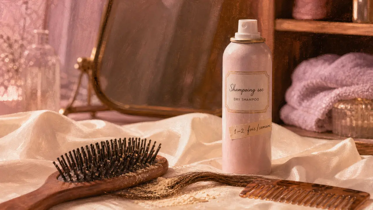 Shampoing sec : combien de fois par semaine, 1 à 2 fois