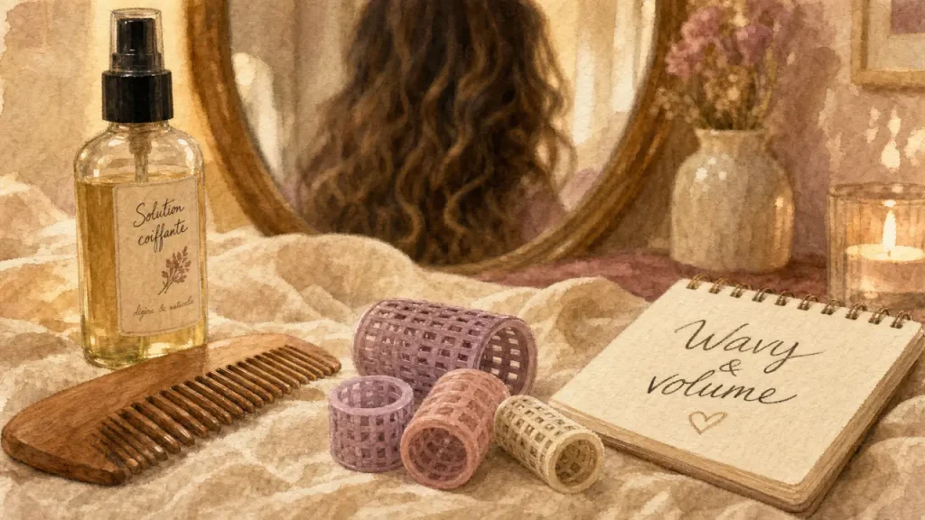 Type de permanente : bigoudis wavy, digitale et spirale pour le volume