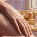Veines plus visibles que d habitude sur une jambe, gros plan main et peau