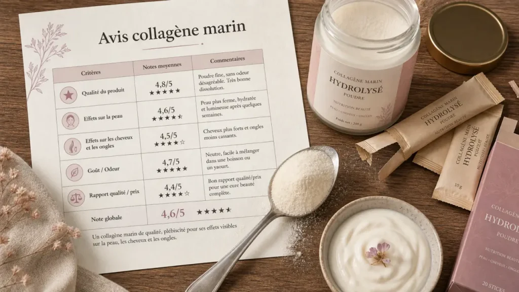 Collagène marin hydrolysé : avis sur la peau, les articulations et les vrais critères à vérifier