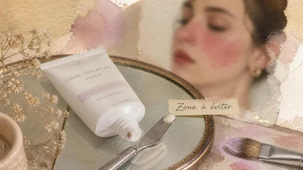 Crème dépilatoire visage danger : zone à éviter