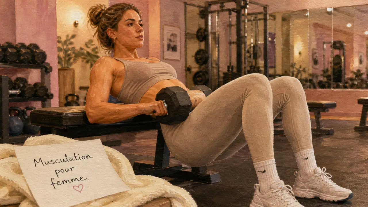 Musculation pour femme : hip thrust pour tonifier sans volume