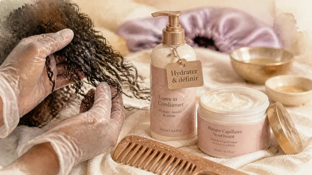 Hydrater, nourrir et définir sans alourdir : la routine des cheveux afro