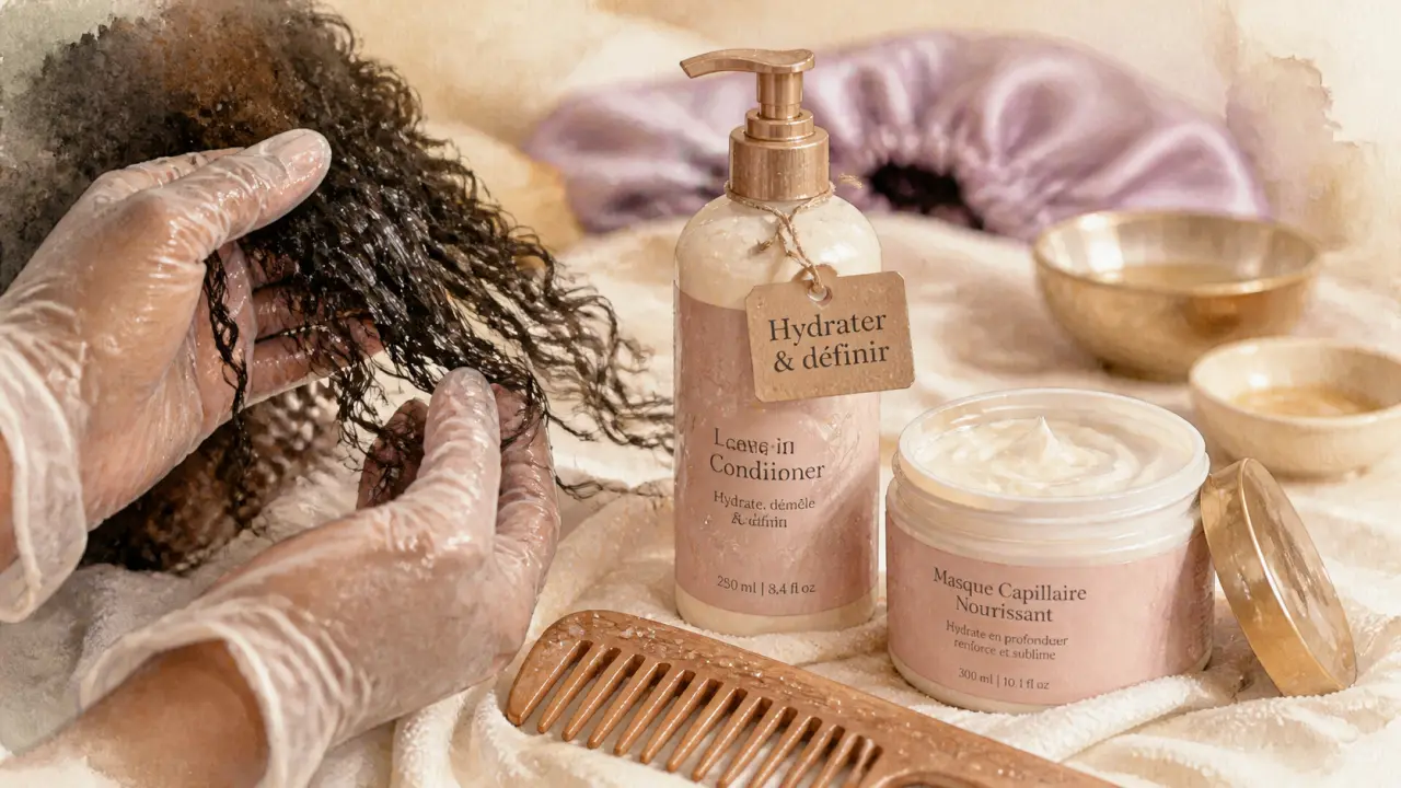 Soin pour les cheveux afro : hydrater et définir sans alourdir