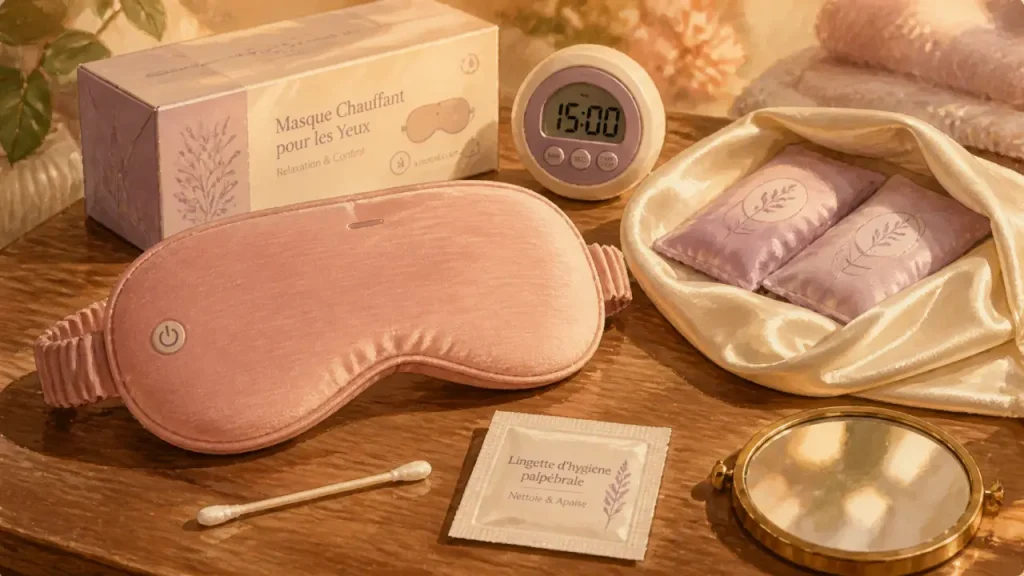Soin des paupières : 10 minutes de chaleur et 3 gestes pour soulager l’inconfort