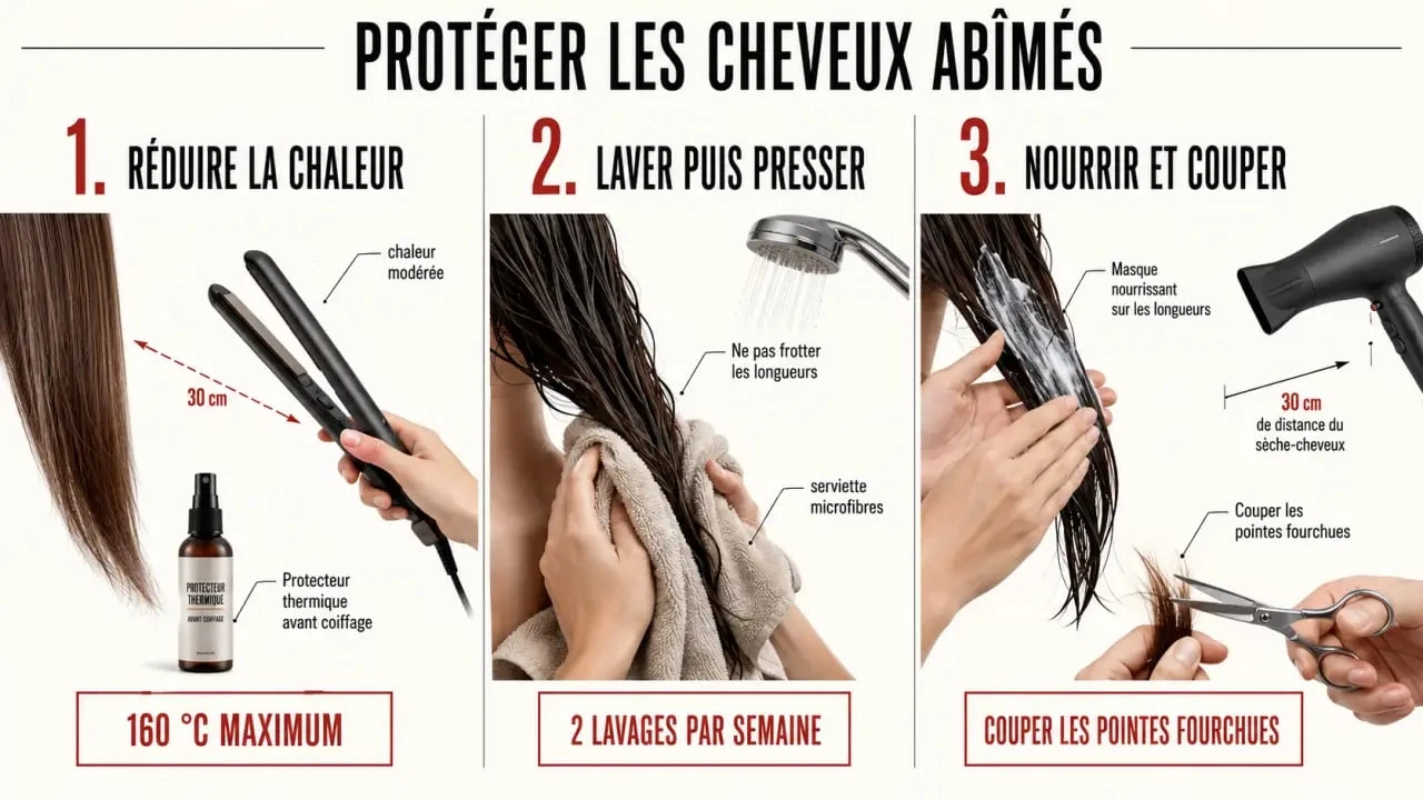 Soin miracle cheveux mort : routine en trois étapes pour réduire la casse, nourrir les longueurs et couper les pointes abîmées
