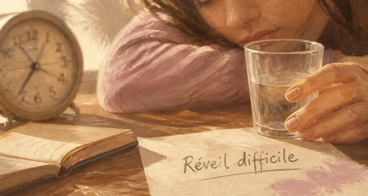 Sommeil trop profond réveil difficile : image d’un réveil difficile
